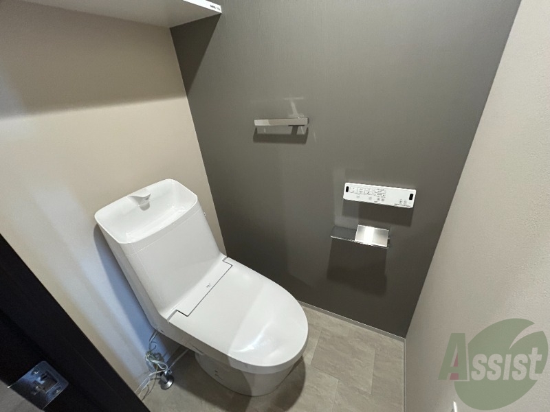 トイレ　トイレにはウォシュレット機能が付いていて快適です。