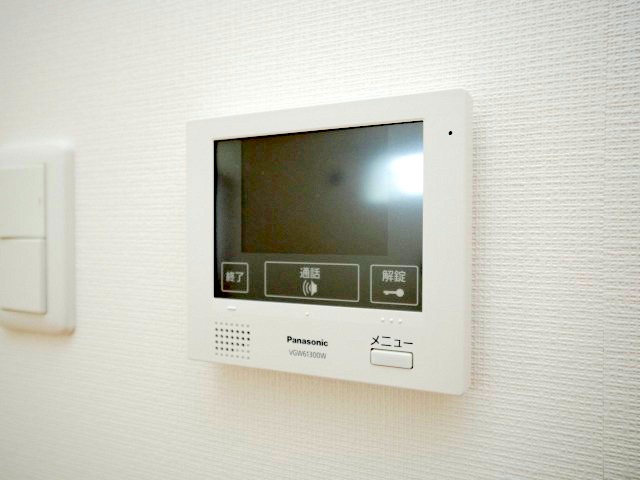 セキュリティ　モニター付きインターホン完備しています♪