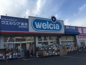 ドラックストア　ウエルシア 足立島根店（ドラッグストア）まで422m