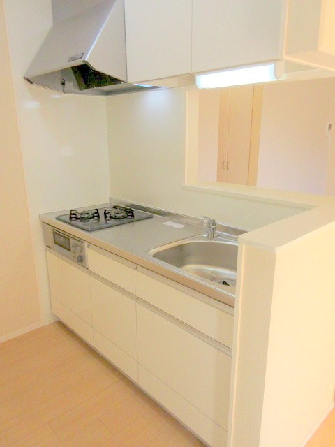 キッチン　★グリル付きガス２口システムキッチン★