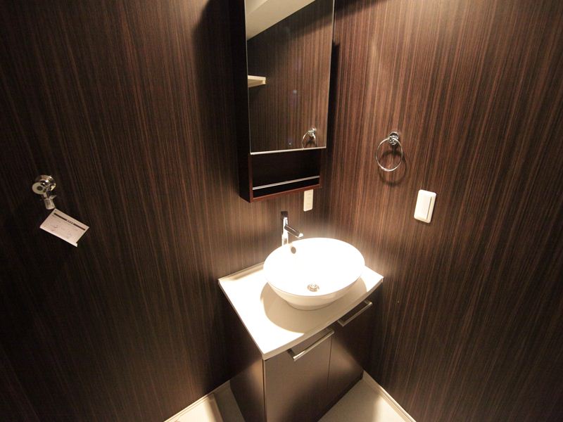 洗面設備　脱衣所　独立洗面台付き