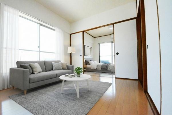 居室・リビング　☆扉を開けて広々使えます☆