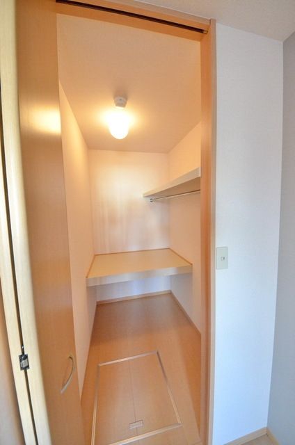 収納　たくさん入るウォークインクローゼット♪