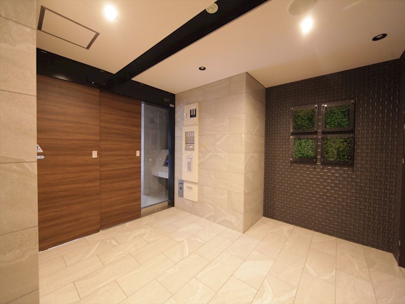 エントランス　エントランス　オートロック　宅配ＢＯＸ　防犯カメラ