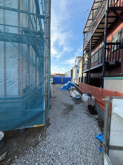 建物外観　建築中