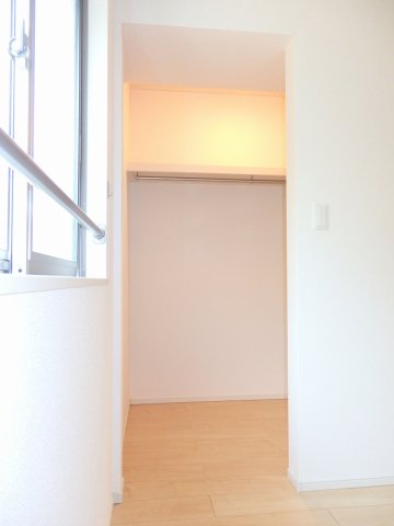 収納　たっぷりとした収納スペースです