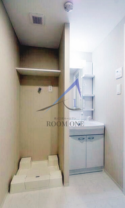 洗面設備　洗面台です。