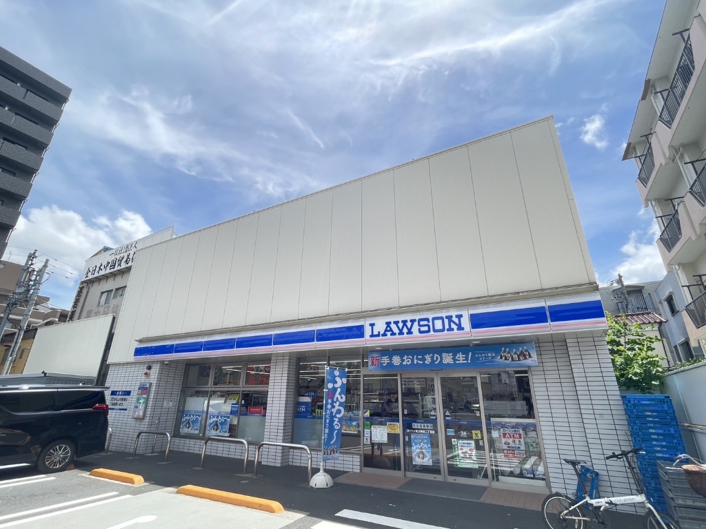 コンビニ　ローソン 足立梅島二丁目店（コンビニ）まで395m