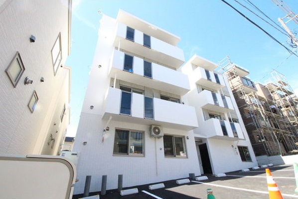 建物外観　都市ガス採用・ネット無料のデザイナーズマンション♪