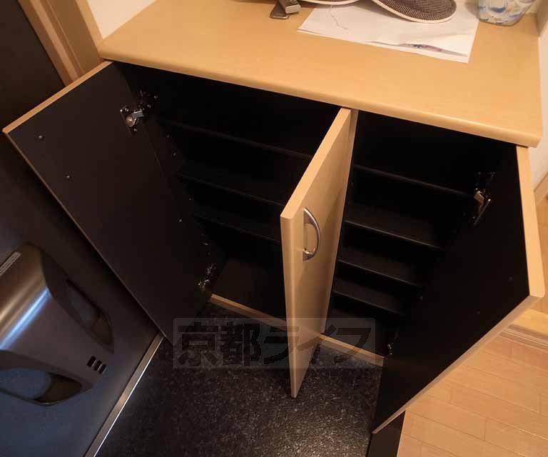 収納　シューズボックス完備！