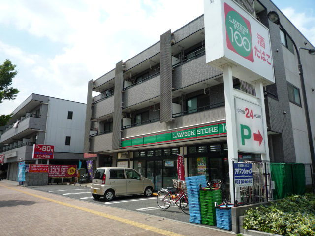 コンビニ　ローソンストア１００　上戸田一丁目店（コンビニ）まで450m