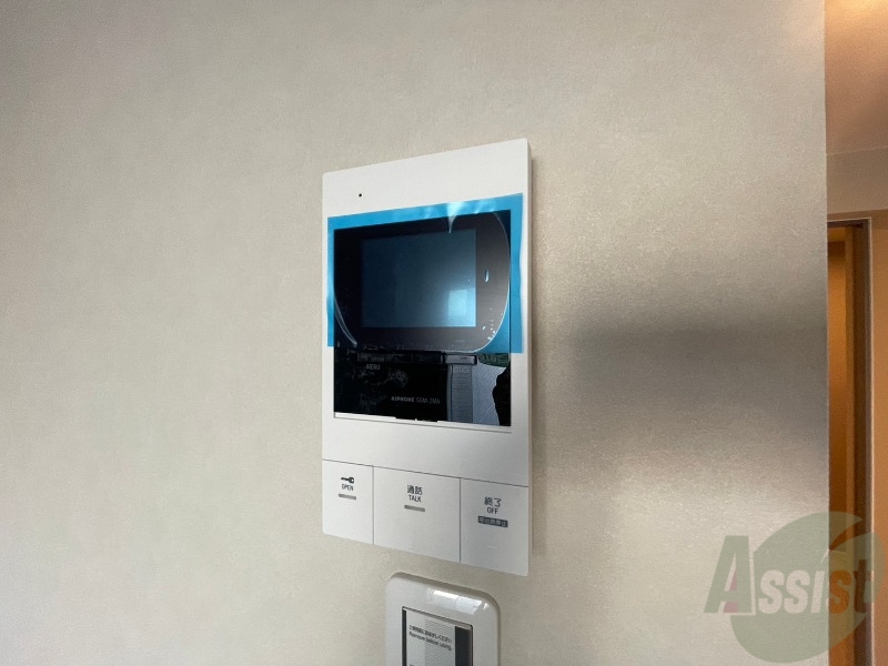 セキュリティ　インターホンは通話ができるので急な訪問があっても安心です。