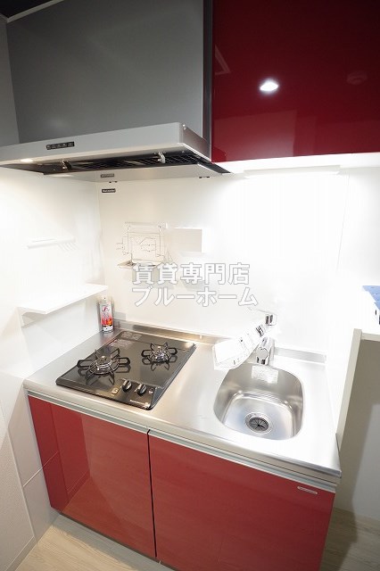 キッチン　2口コンロのシステムキッチンです！