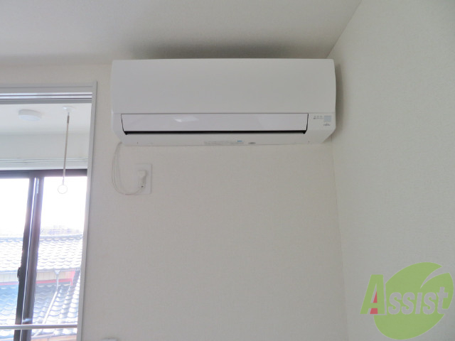 その他設備　エアコンが付いているので入居のその日から快適ですね