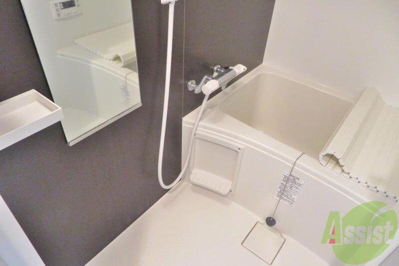 バス・シャワールーム　浴室は一日の疲れを癒すのに良い感じの広さと綺麗さです。