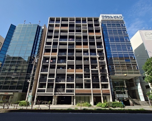 建物外観　外観タイル張りです