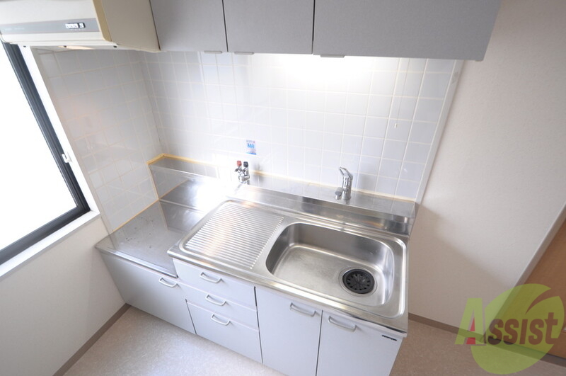 キッチン　お料理好きに嬉しいガスキッチン、使い勝手もよく収納もバッチリ