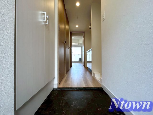 玄関　明るい玄関です