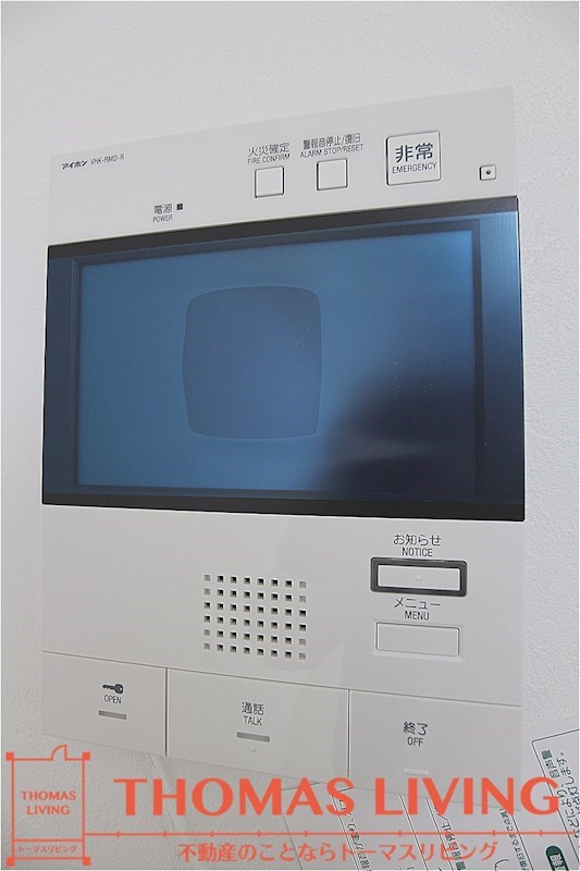 セキュリティ　来客確認が出来るTVモニターホンです。