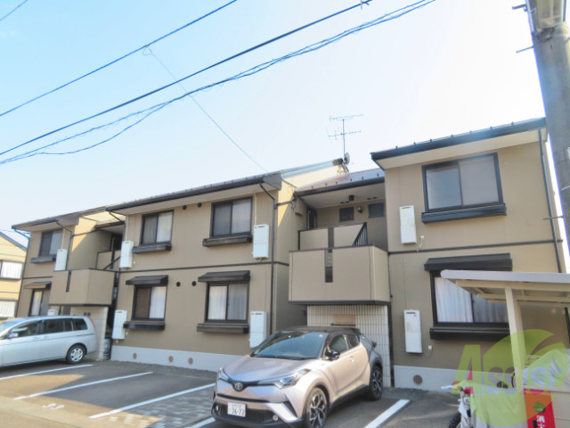 建物外観　仙台市若林区伊在「ＰＡＲＣＲＯＳＥＴＴＥ５番館」