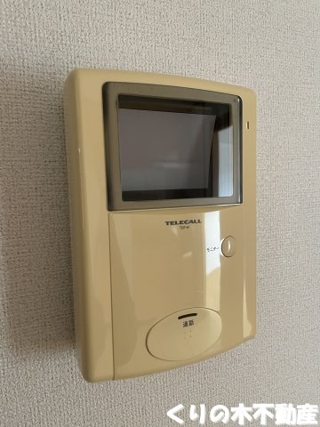 セキュリティ　モニター付きインターホンです