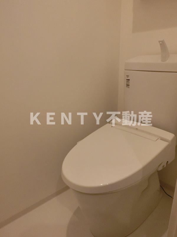 トイレ　ゆったりとした空間のトイレです