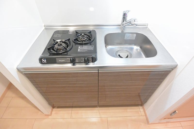 キッチン　１口ガスコンロ付きキッチン