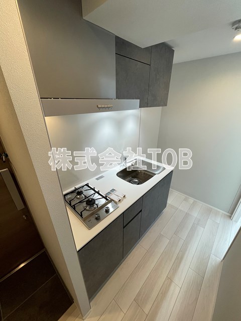 キッチン　2口　キッチンスペース2.8帖