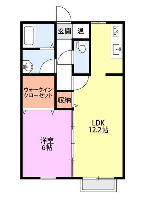 エスコートＡの間取り