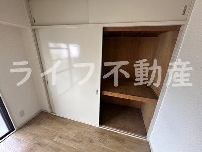収納　大きなスペースがあり、収納には困りません