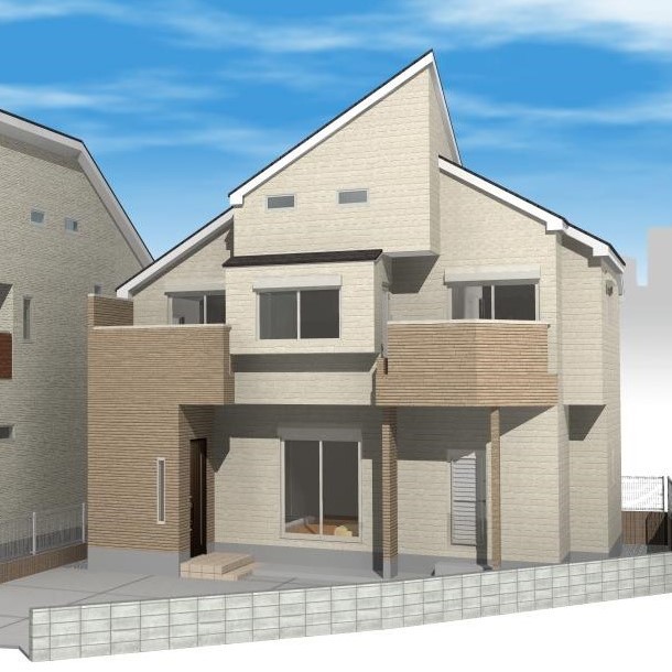 建物外観　テラスがあります