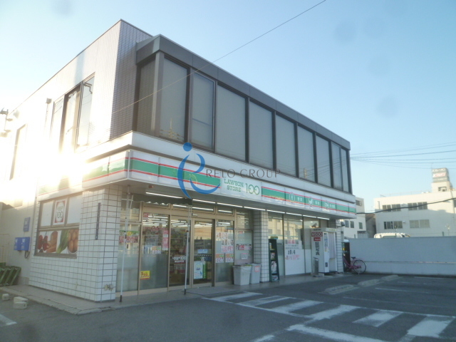 コンビニ　ローソンストア100東住吉今川店（コンビニ）まで634m