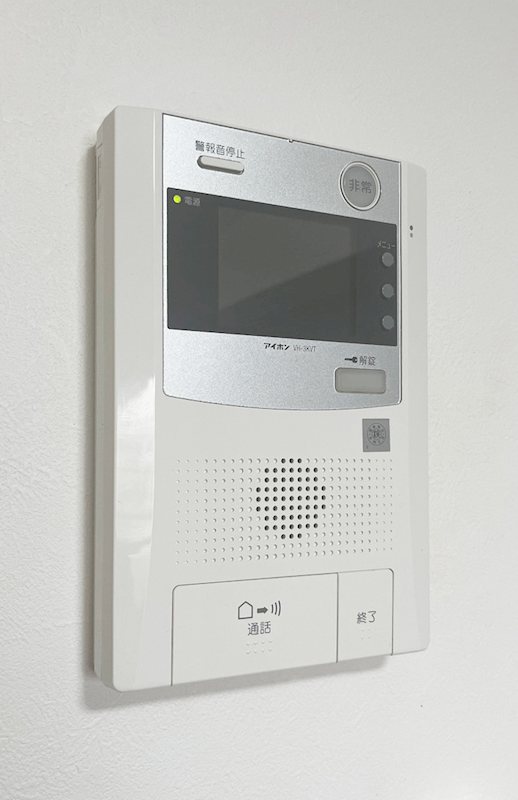 セキュリティ　モニター付きインターホン