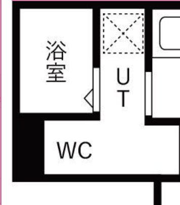 バス・シャワールーム　間取図