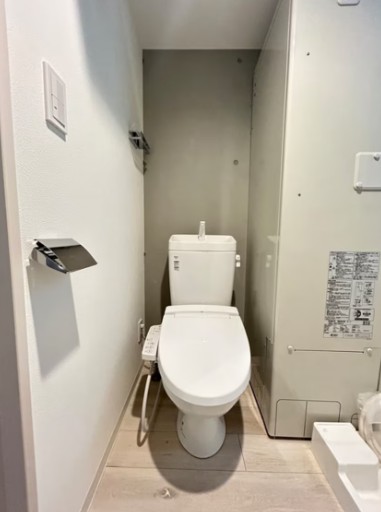 トイレ　ゆったりとした空間のトイレです
