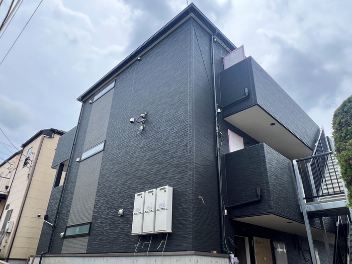 建物外観　建築中