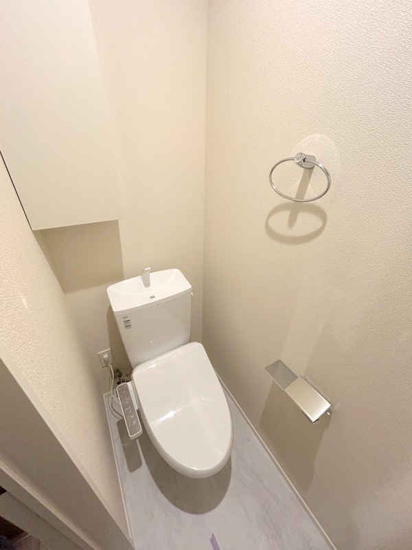 トイレ　ゆったりとした空間のトイレです