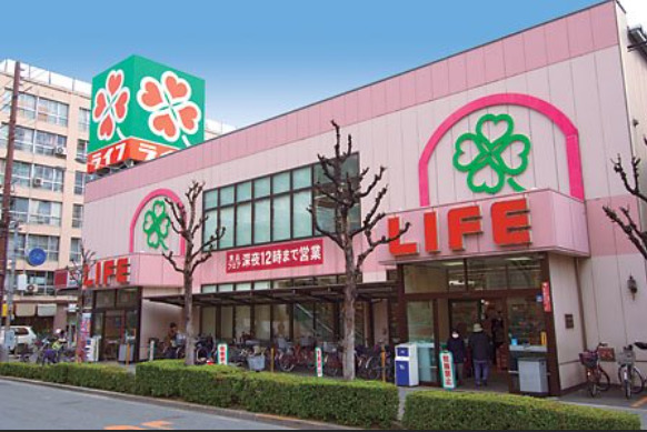 スーパー　ライフ 新深江店（スーパー）まで78m