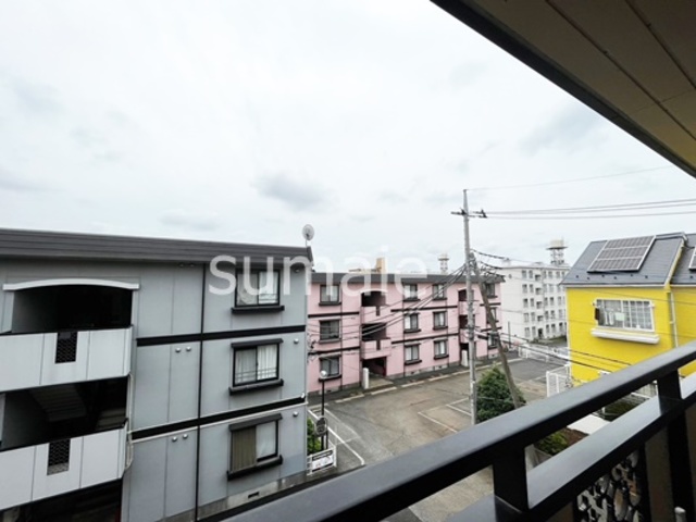 眺望　バルコニーからの景色です！