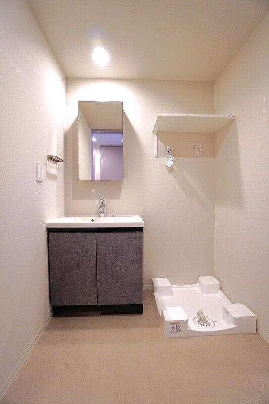 洗面設備　別タイプ部屋　参考写真です