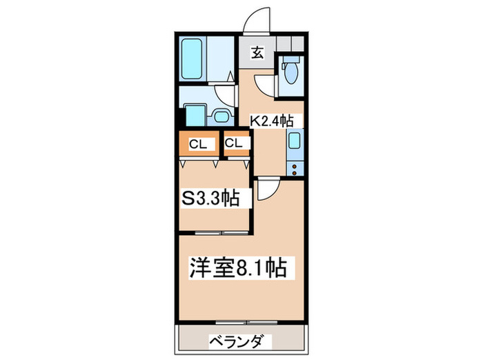 ブラマソーレ調布の間取り写真