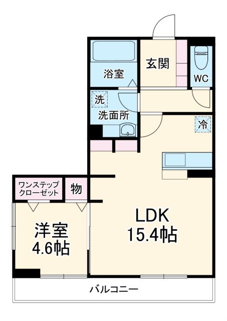 ヒルサイドの間取り写真