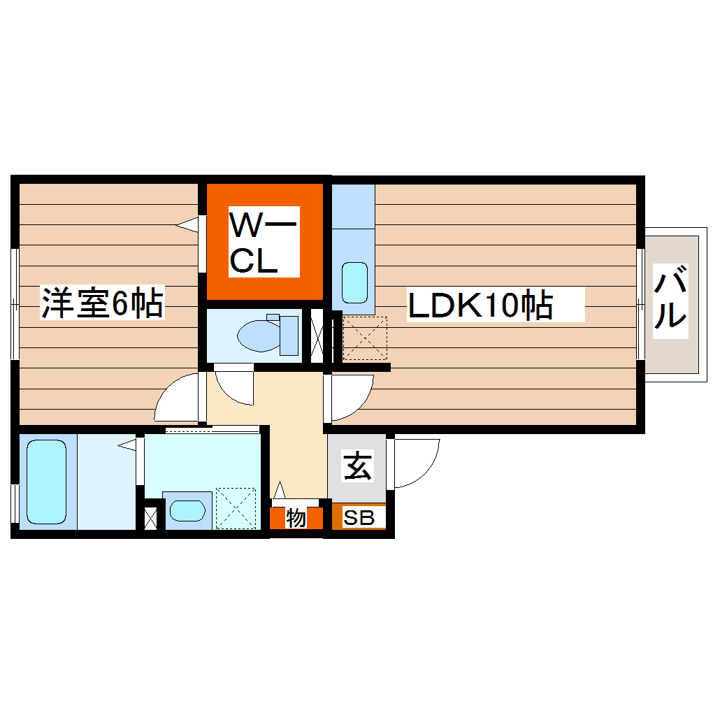 アンビックス利府伍番館の間取り写真
