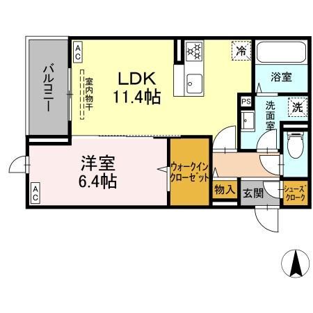 D-ROOM林町7丁目の間取り写真