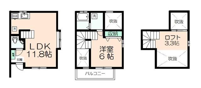 シャンズフォーレ聖蹟の間取り写真
