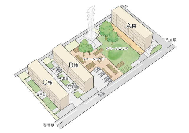 ソライエアイル草加氷川町A棟のその他写真