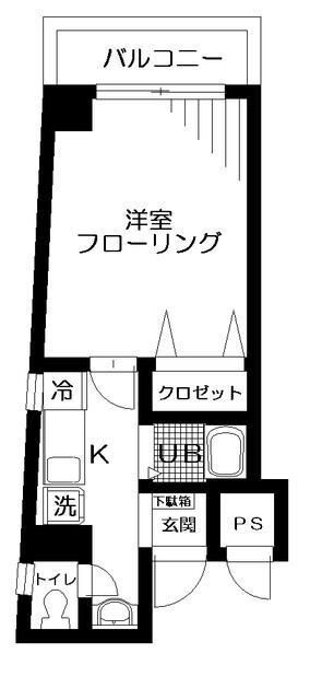 ＪＲ総武線 西荻窪駅 徒歩2分 3階建 築23年の間取り写真