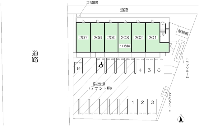 駐車場　配置図