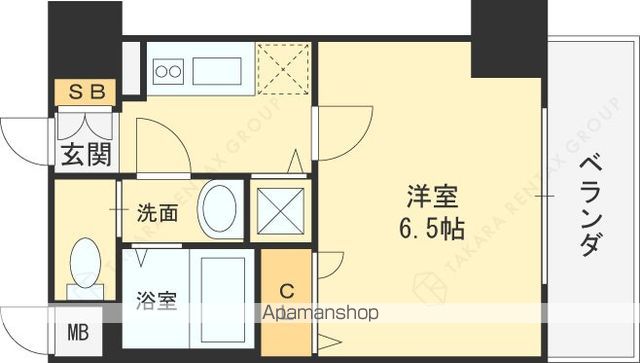 ララプレイス ザ・京橋ステラの間取り写真