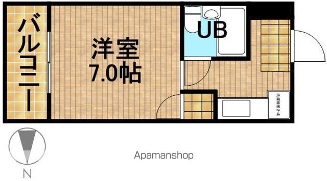 カモエKマンションの間取り写真